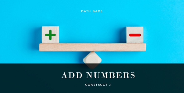 Add number - Math game - Html5 - construct 3 icon