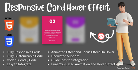 Animated Card With Hover Blur Effect (Only HTML + CSS) icon