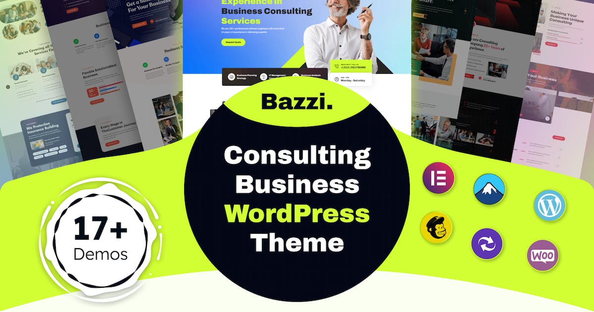 Bazzi - Consulting Business WordPress Theme icon