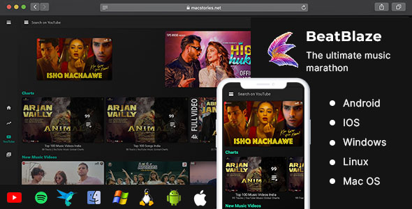 BeatBlaze – Music Player for Android | IOS | Windows