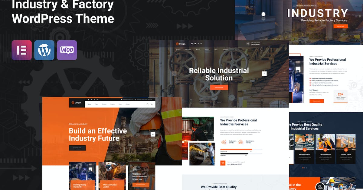 Congin - Industry & Factory WordPress Theme icon