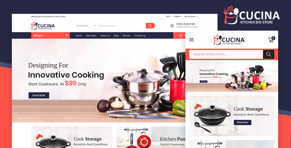 Cucina Kitchen Mega Store - Responsive Prestashop Themes icon