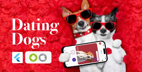 Dating Dogs App Flutter Ui (Android & iOS) icon