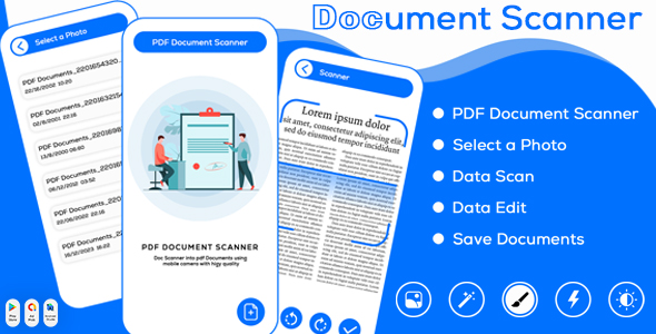 Document Scanner Pro - Documents and PDF Scan - PDF Creator - CamScanner - Scanner App - TapScanner icon