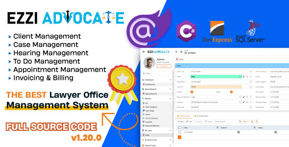 Ezzi Advocate - Advocate Office Management System
