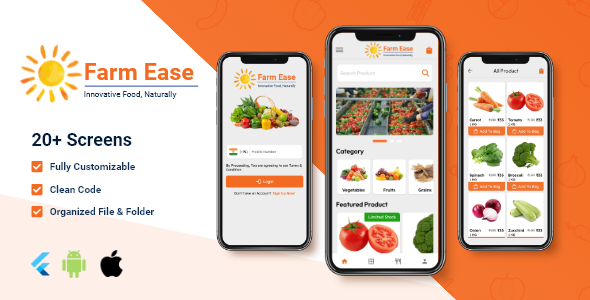FarmEase | UI Kit | Flutter Grocery Template icon