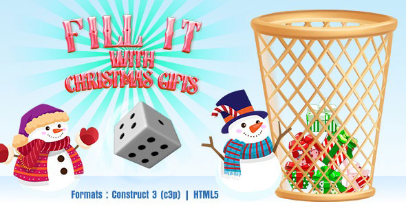 Fill It with Christmas Gifts Game (Construct 3 | C3P | HTML5) Christmas Game icon