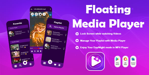 Floating Media Player – Floating Video Player – All Formats