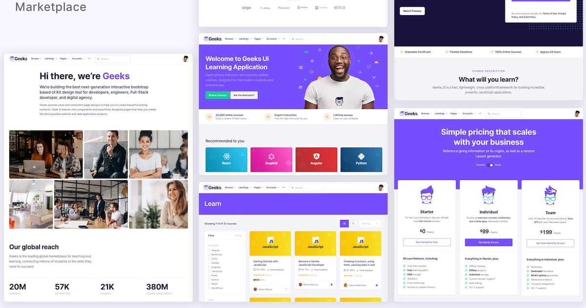Geeks - Online Learning Marketplace WordPress Them icon