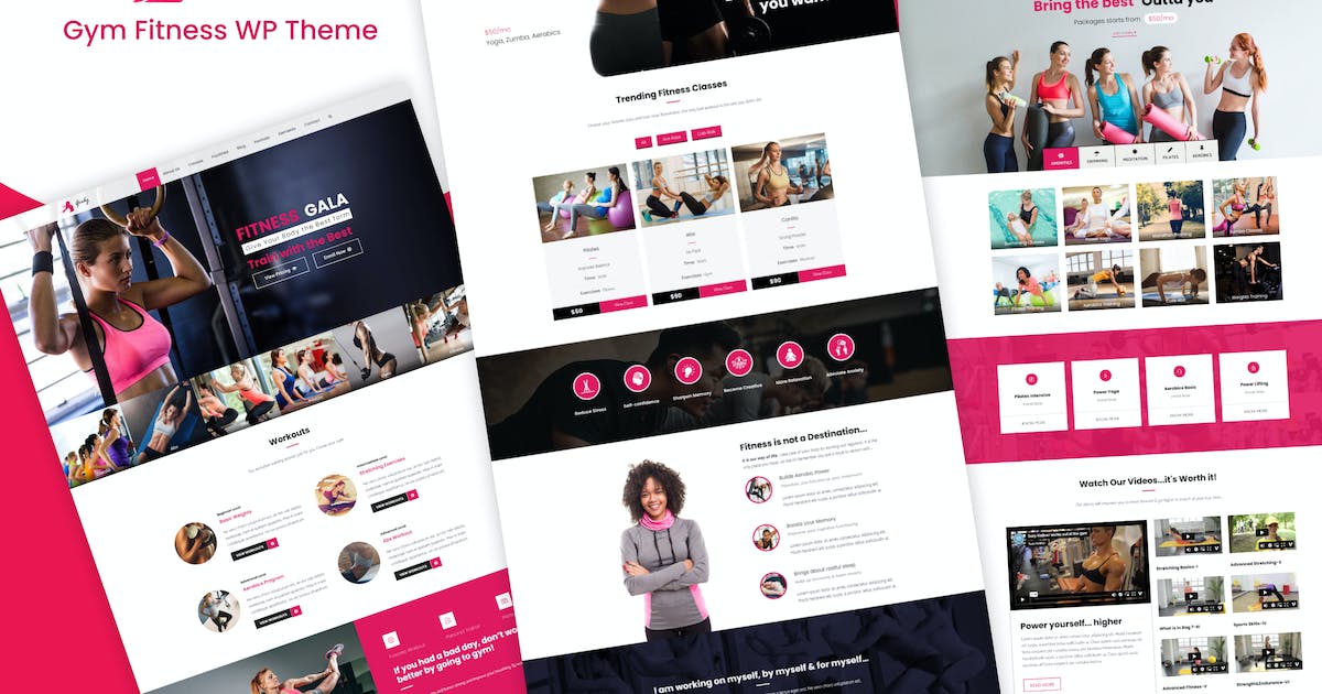 Gym Fitness WordPress Theme