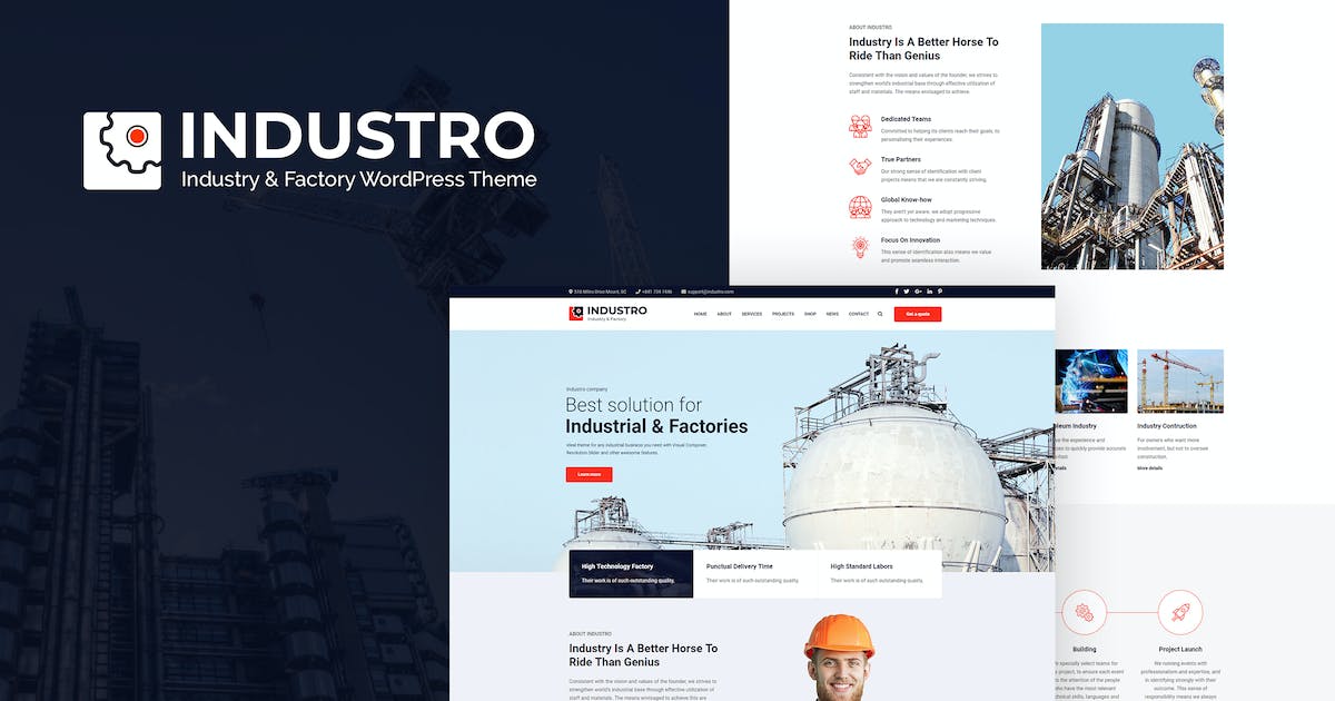 Industro - Industry & Factory WordPress Theme icon