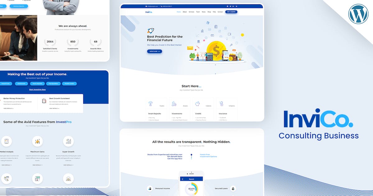 Invico - WordPress Consulting Business Theme