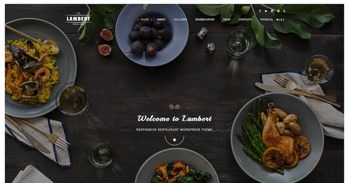 Lambert - Restaurant / Cafe / Pub WordPress Theme