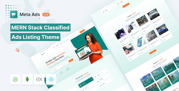 MetaAds- MERN Stack Classified Ads Theme icon