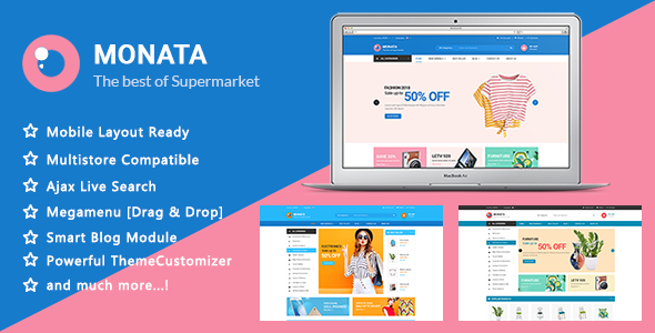 Monata - Clean Shopping PrestaShop Theme icon
