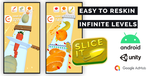 Perfect Slice 3D - Complete Unity Game + Admob icon