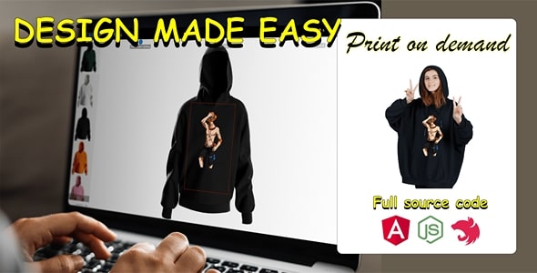 Personalized Clothing Design Platform - Angular, NestJS application