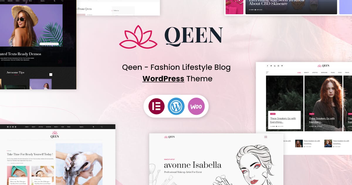 Qeen - Fashion Lifestyle Blog WordPress Theme