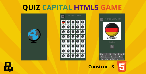 Quiz Capital Html5 Game icon
