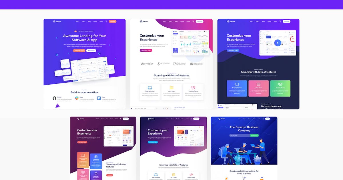 Samu - SaaS / Software WordPress Theme icon