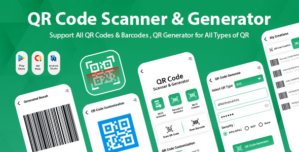 Scanner App - QR Code Scanner - QR Generator - Barcode Generator - QR Maker - QR Code Generator icon