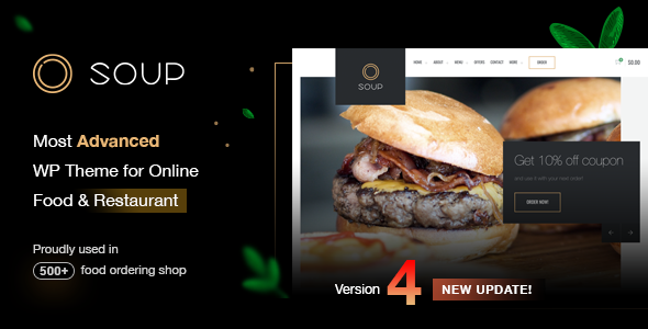Soup - Online Food & Restaurant WP Theme icon