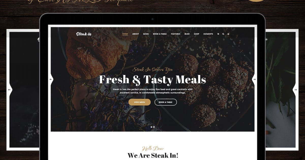 Steak In - Restaurant & Cafe HTML5 Template