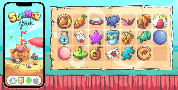 Summer Break - HTML5 Game, Construct 3 icon