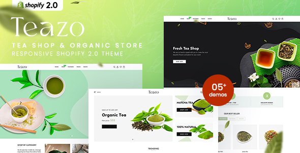 Teazo - Tea Shop & Organic Store Responsive Shopify 2.0 Theme icon