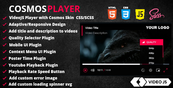 Videojs Cosmos Skin icon