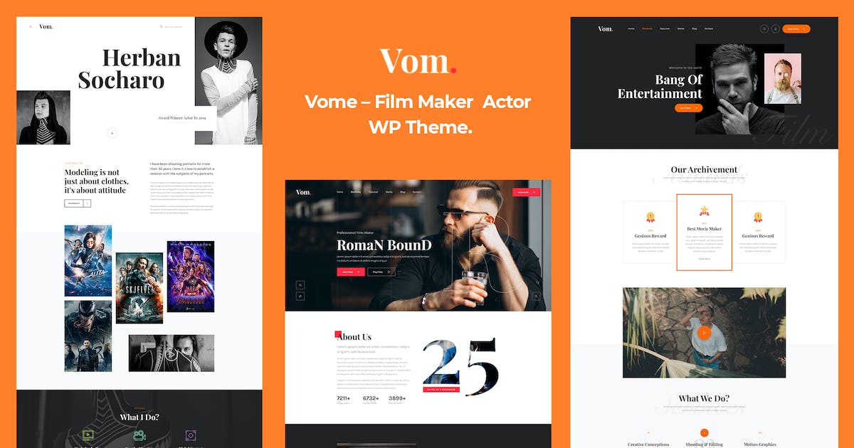 Vome - Film Studio Movie Producti WordPress Theme icon