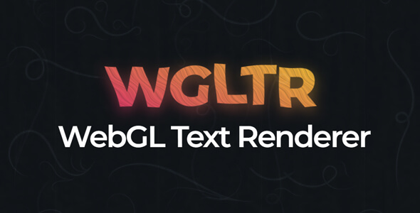 WGLTR - WebGL Text Renderer icon