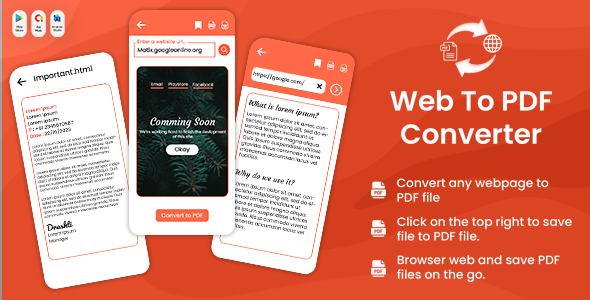 Web to PDF Converter – PDF Editor – Save Website