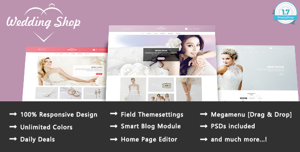 Wedding Shop - Love Paradise PrestaShop Theme icon