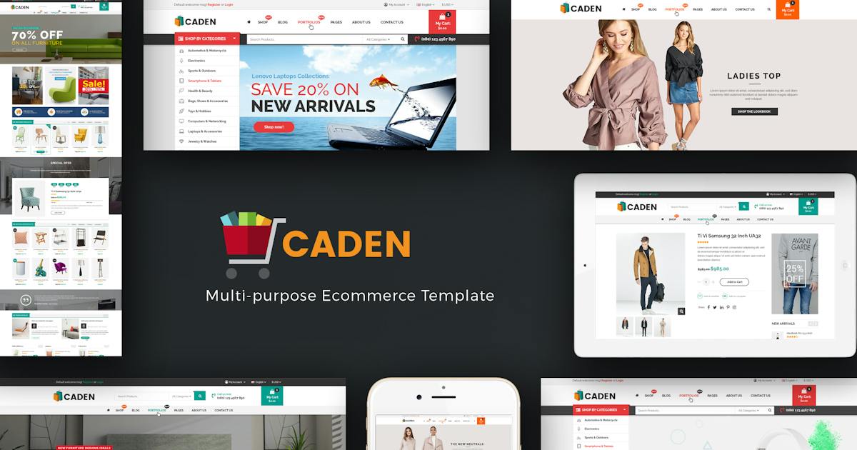Caden - Mega Store Responsive WordPress Theme icon