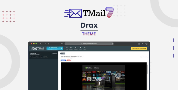 Drax - Theme for TMail - Multi Domain Temporary Email System icon