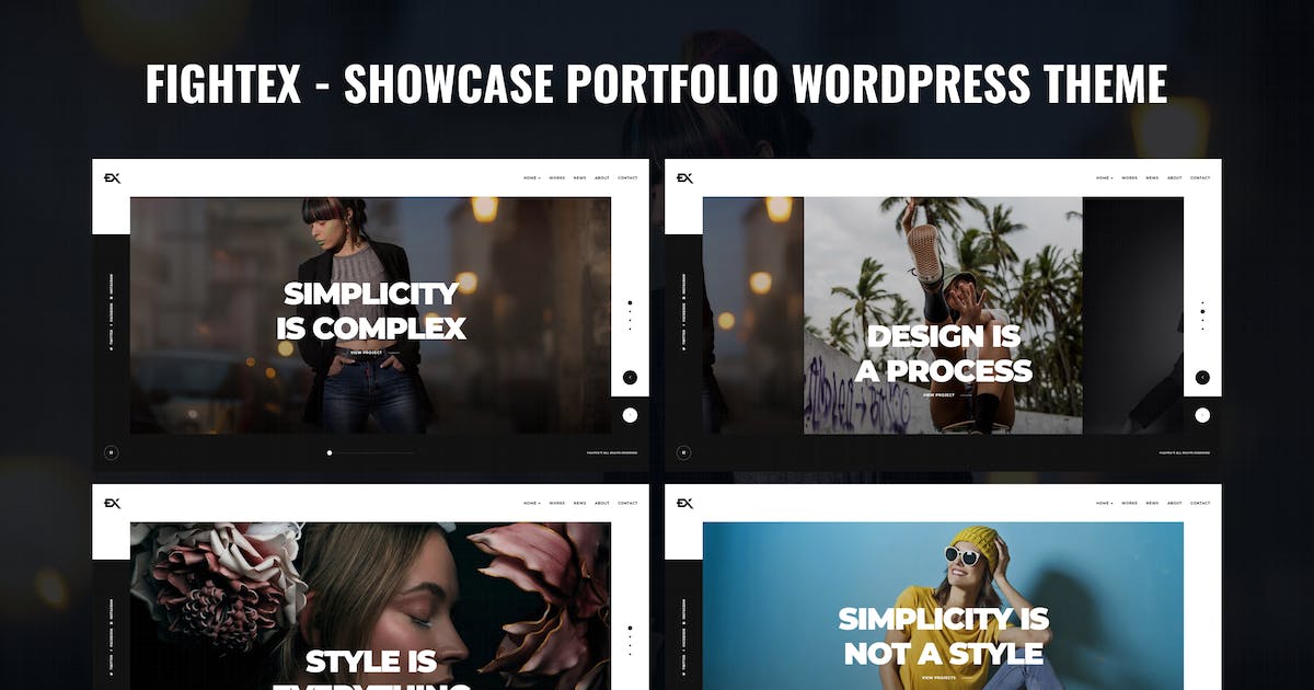 Fightex - Showcase Portfolio WordPress Theme icon