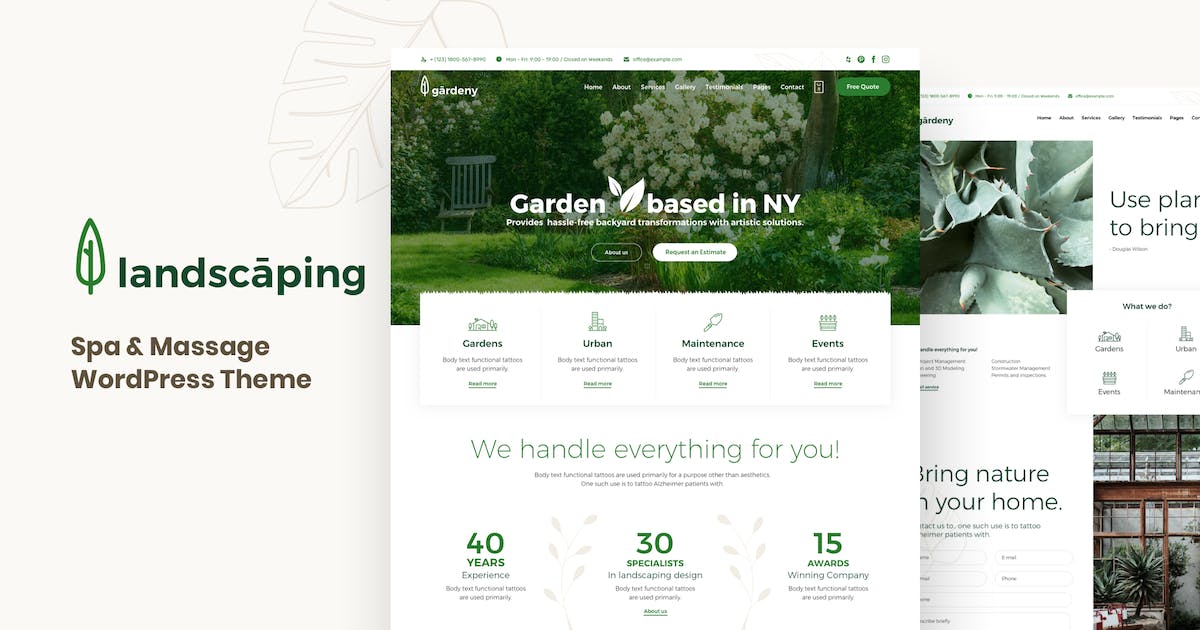 Landscaping - Garden Landscaper WordPress Theme icon