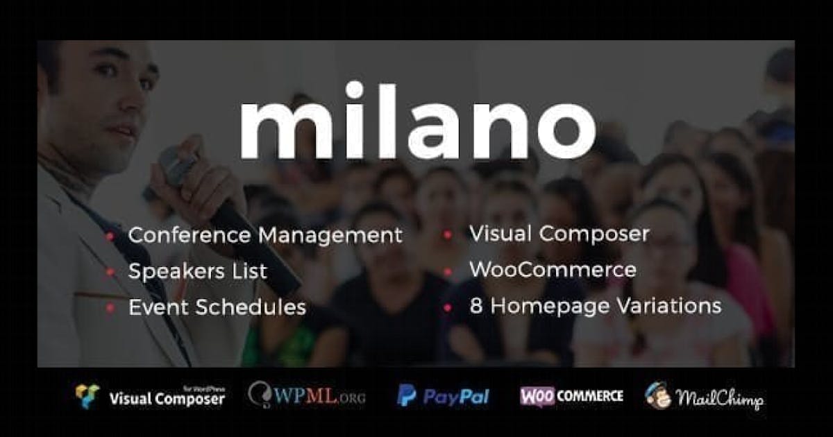 Milano | Event & Conference WordPress icon
