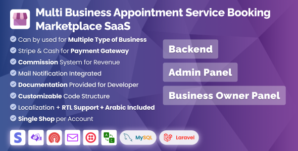 Multi Business Appointment Booking Marketplace