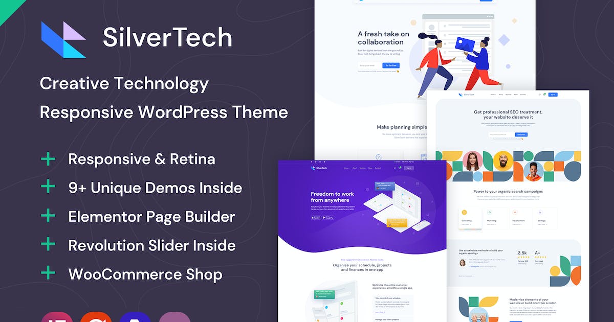 Silvertech - Creative WordPress Theme icon