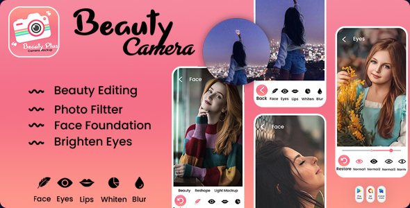 Sweet Beauty Camera Makeup – Photo Editor – Selfie Camera