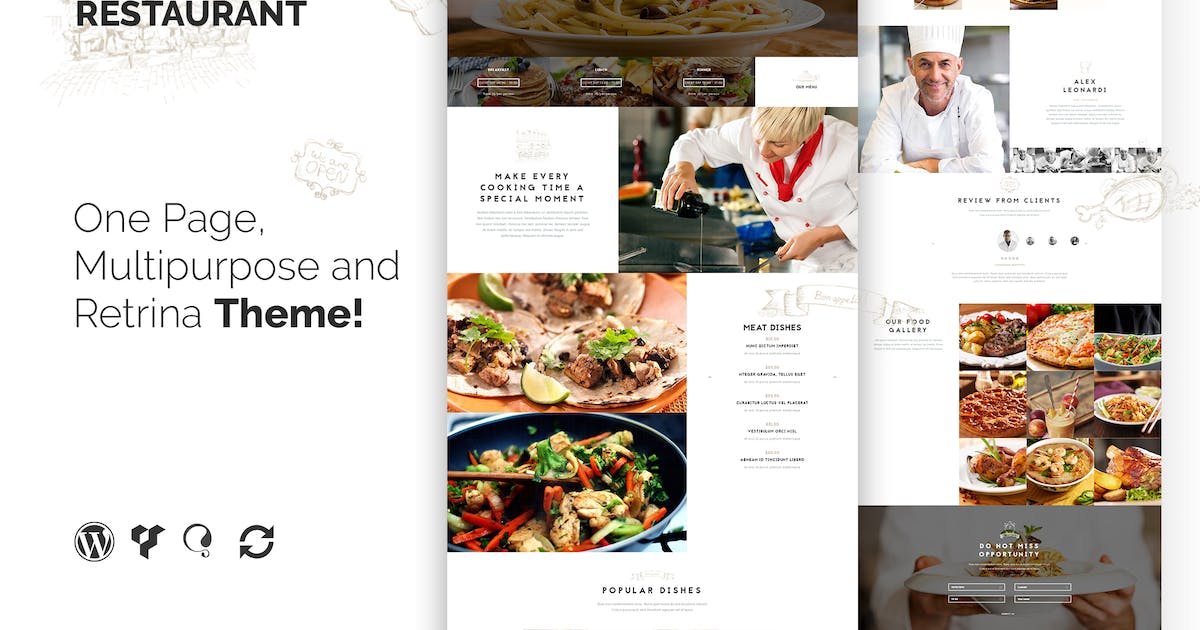 The Restaurant Restauranteur and Catering WP Theme