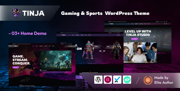 Tinja - Gaming & eSports WordPress Theme icon