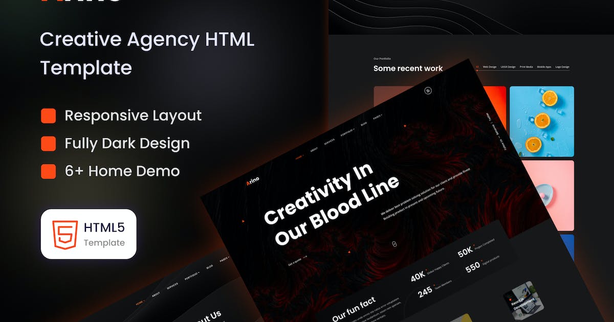 Arino - Creative Agency Template