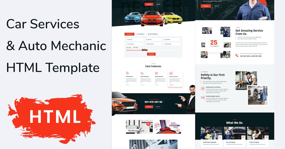 Autixir - Car Services Auto Mechanic HTML Template icon
