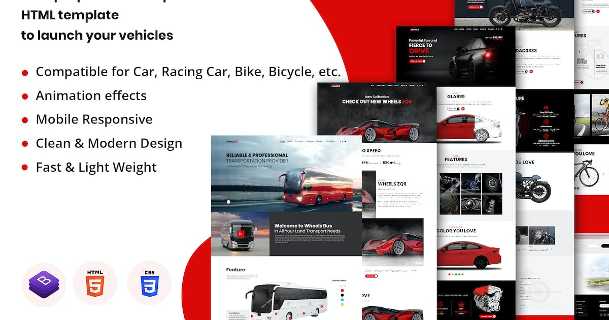 Automobile Business Responsive HTML Template icon
