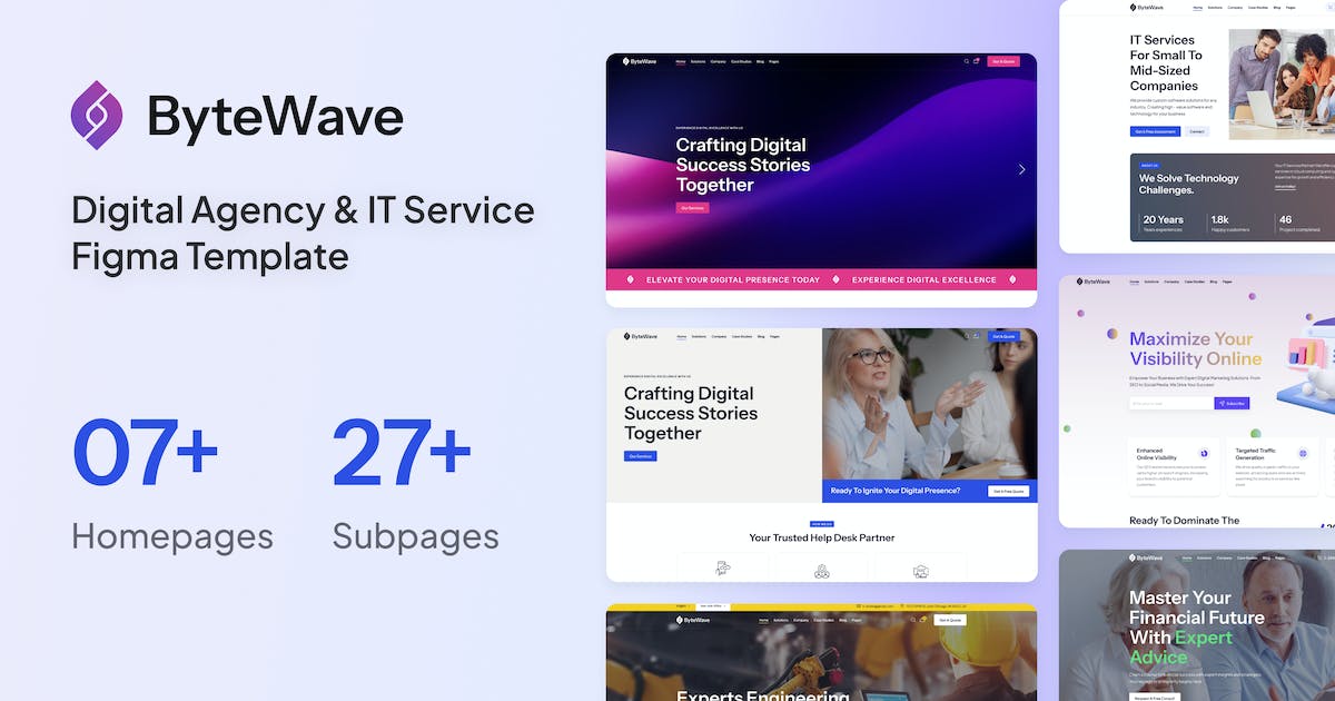 ByteWave - Digital Agency & IT HTML Template icon