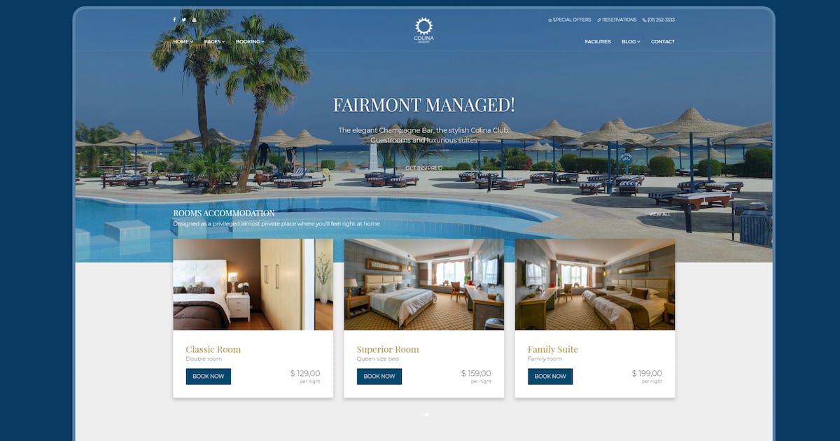Colina - Hotel HTML Template