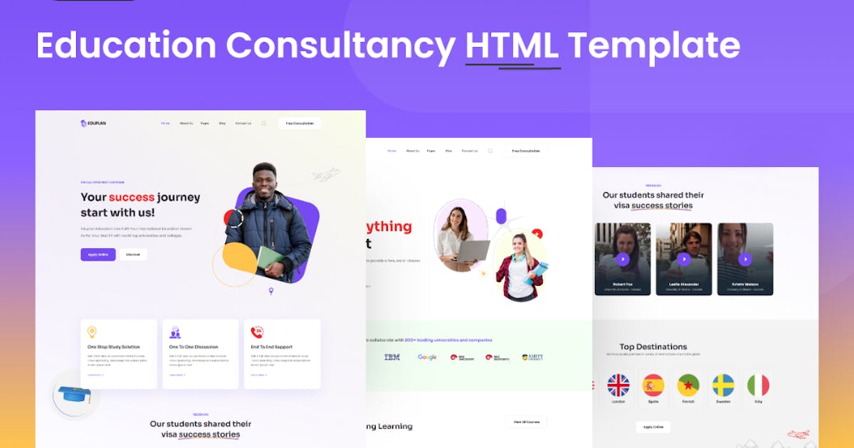 Eduplan - Education Consultancy HTML Template icon